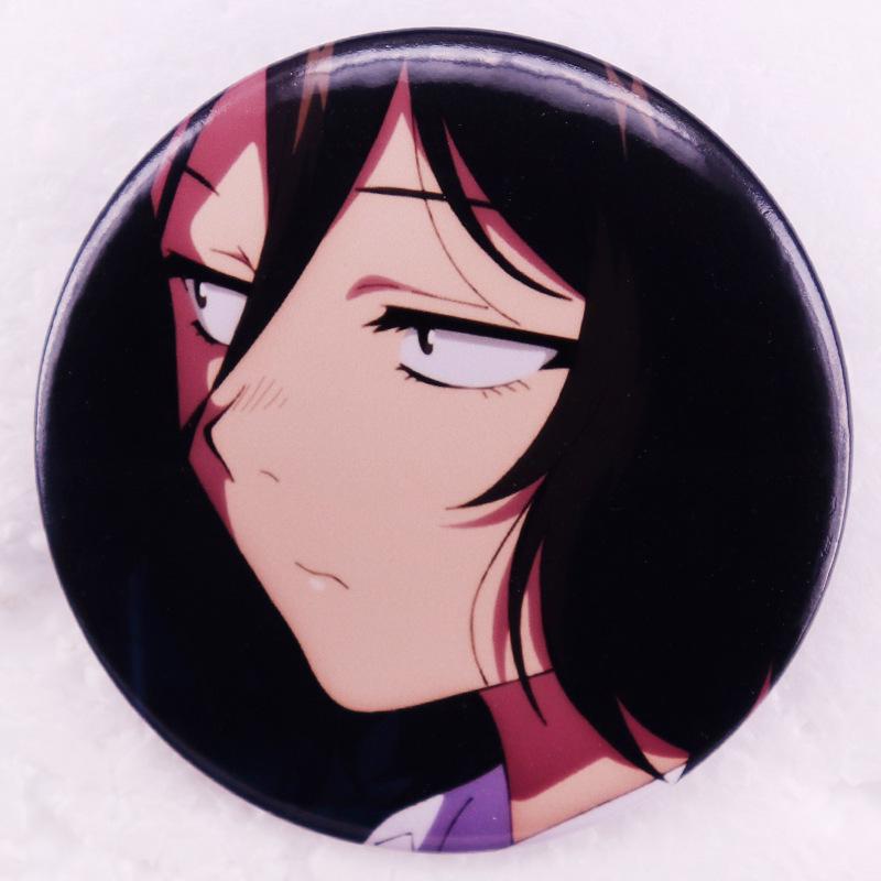 Song of the Night Anime Tinplate Badge Brooch белый