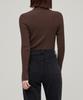 MUSINSA STANDARD WOMAN Women'S Ribbed Slim Turtleneck Knit [Brown]