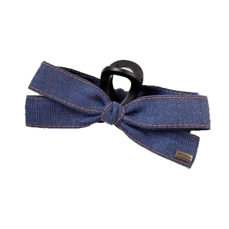 1pc Cowboy Bow Clip, New Popular High-end Hair Clip, Back of the Head, Large Plate Hair, Shark Clip Headband Accessory