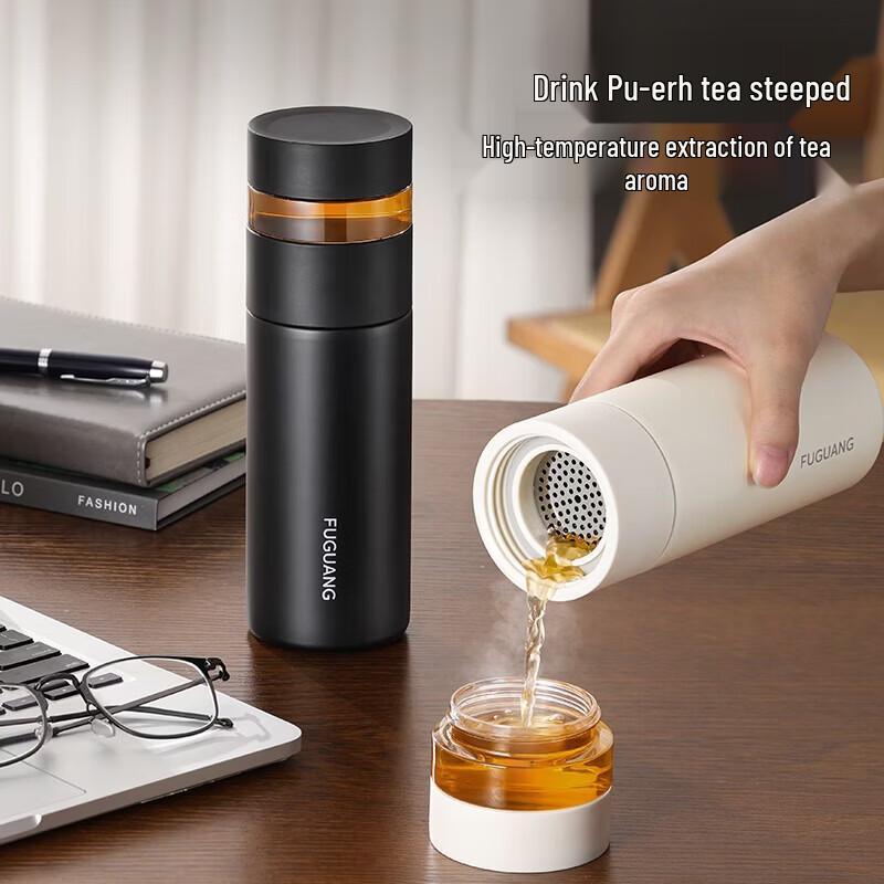 

FUGUANG 316L Stainless Steel Insulated Tea Infuser Mug