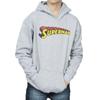 DC Comics Boys Superman Telescopic Crackle Logo Hoodie