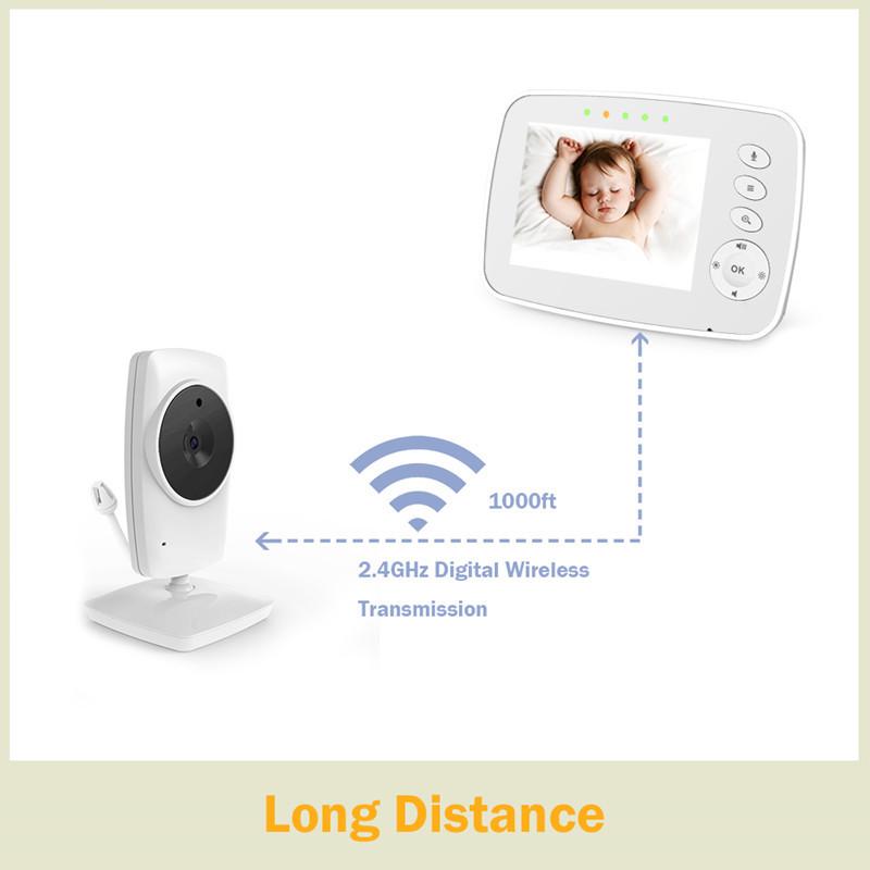 3.2-inch Baby Monitor with Two-way Talk & ECO Smart Wake-up