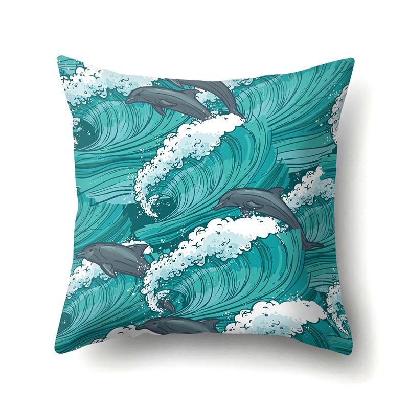 Polyester Pillowcase Automobile Decoration Home Printed Pillowcase