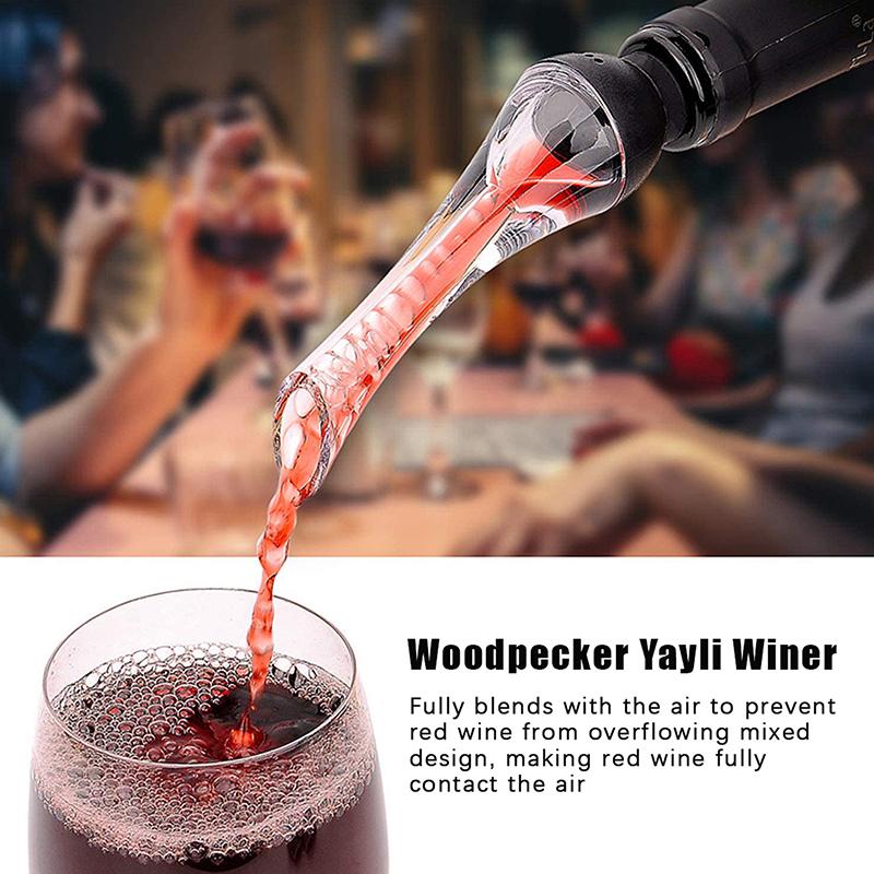 Wine Aerating Pourer Spout Decanter Magic Wine Decanter Wine Aerator Quick Aerating Pouring Tool Pump Portable Filter