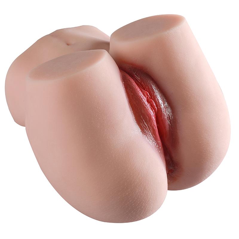 1.6KG Realistic Hip Masturbator for Men - 2 Hole Design (Deep Vagina & Tight Anal) with 3D Lifelike Pussy and Ass&Ultra-Realistic Sex Doll Hip