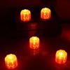 Plastic Pumpkin Lantern Luminous LED Night Light Indoor Garden Halloween Jack-O-Lantern  Outdoor