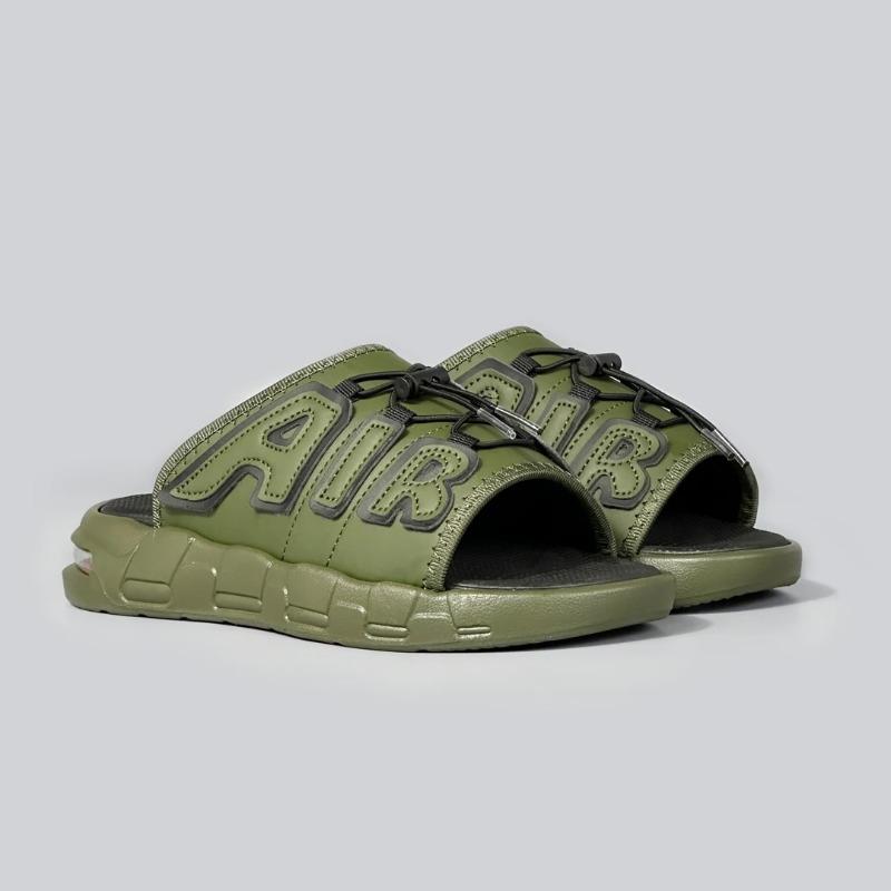 Men's Lightweight Air Cushion Flip Flops 2025 Summer Non-Slip PVC Soft Slide Slippers for Beach & Casual Wear Chanclas Hombre