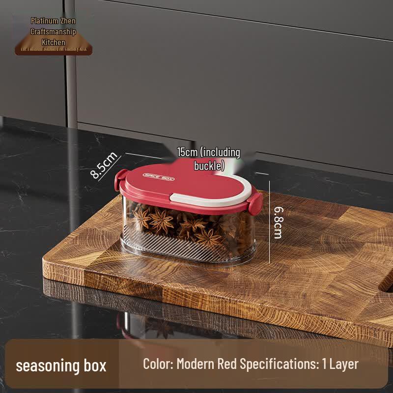 Food-Grade Kitchen Spice Storage Box