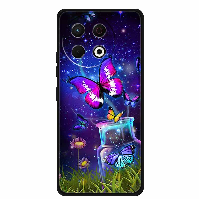 Für Tecno Spark 30 Pro 4G Hülle Spark30 Pro Hülle Schwarzes Silikon Weiche Rückseite Hülle Für Tecno Spark 30 Pro Handyhülle 30Pro Tasche