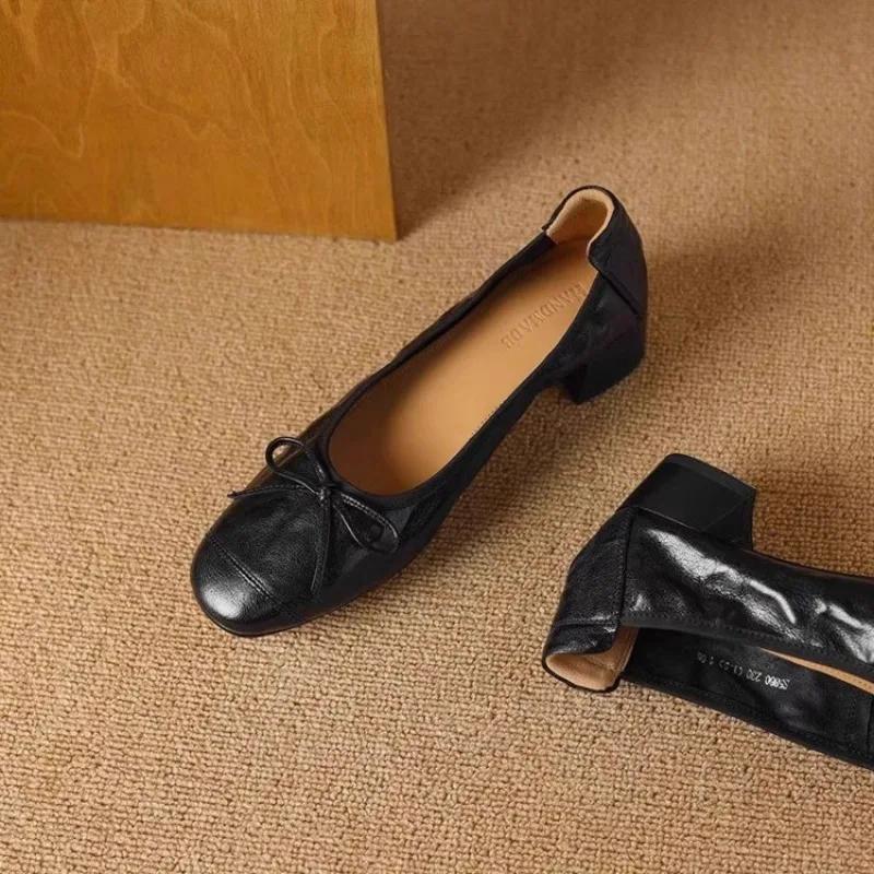 Flat Shoes Women Ballerinas Round Toe Bowtie Slip on Ballet Flats Lazy Loafers Moccasins Ladies Casual Flats Shoes 2025