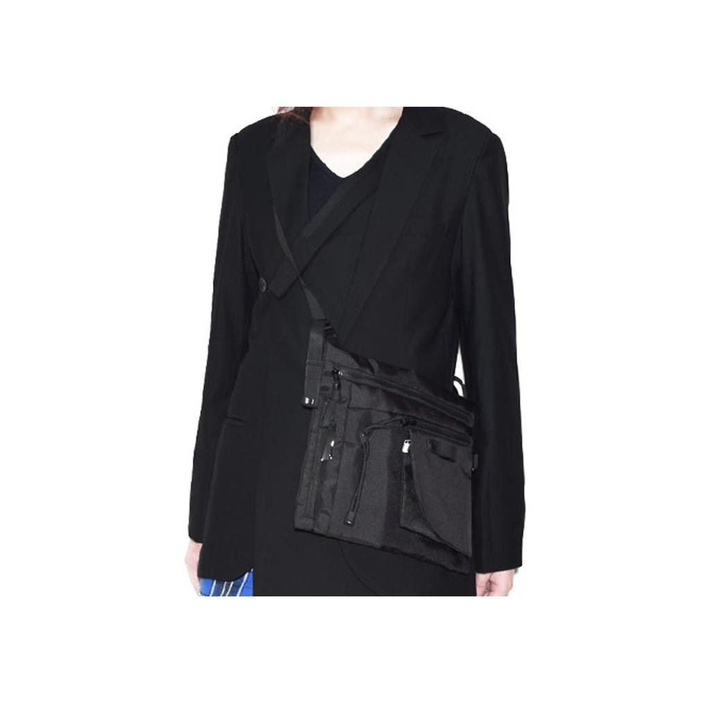 New New Balance Fabric Shoulder Bag Crossbody Bag Regular Unisex Black LAB13625-BK