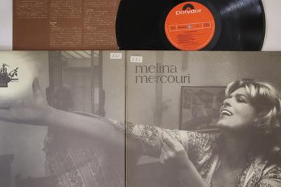 Disco LP MELINA MERCOURI - Melina Mercouri MP2449 POLYDOR 1975 Japón Pop Usado