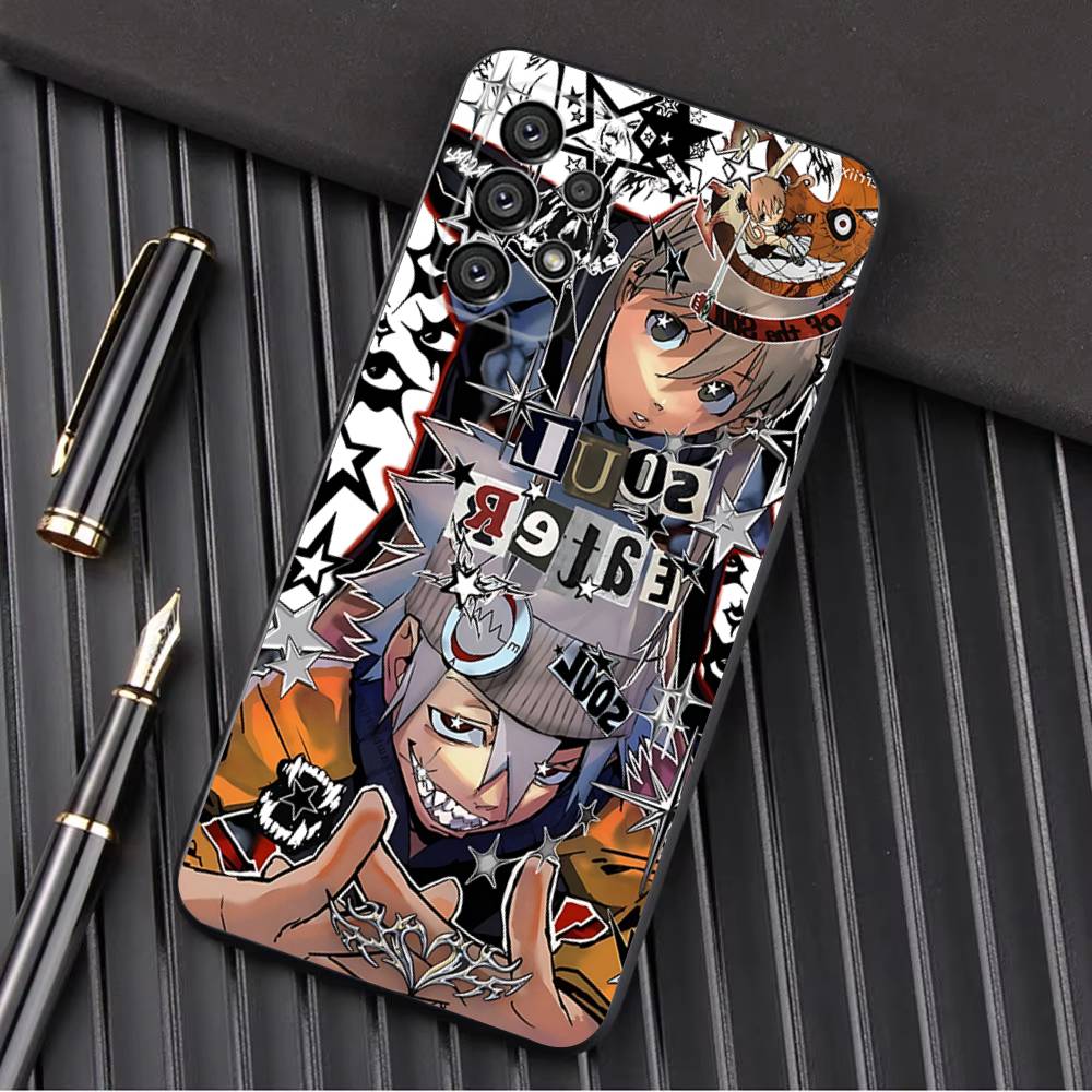 

S-Soul E-Eater Maka Phone Case For Samsung Galaxy A13,A21s,A22,A31,A32,A52,A53,A71,A80,A91 Soft Black Shell Samsung a224g