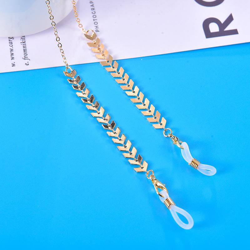 Fashion Woman Sunglasses Chain Cylinder Bead Chain Anti-Falling Glasses Eyeglasses Cord Necklace