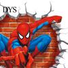 Wallpaper Wall Sticker Cartoon 3D Effect Spiderman Decorative Poster Decal Home Decor Gifts for Kids Rooms Paper