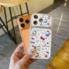 Adorable Cartoon KT Cat Phone Case for Apple 17, with Heart Design, Large Window, Fits 16 Pro Max and 15/14 Models