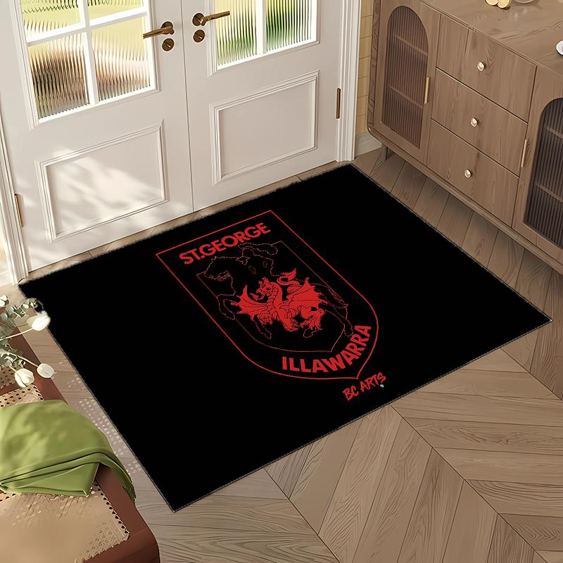 St George Illawarra Dragons (14) Büurteppich Eleganter Bodenteppich für Büro Wohnzimmer Schlafzimmer und Innenräume