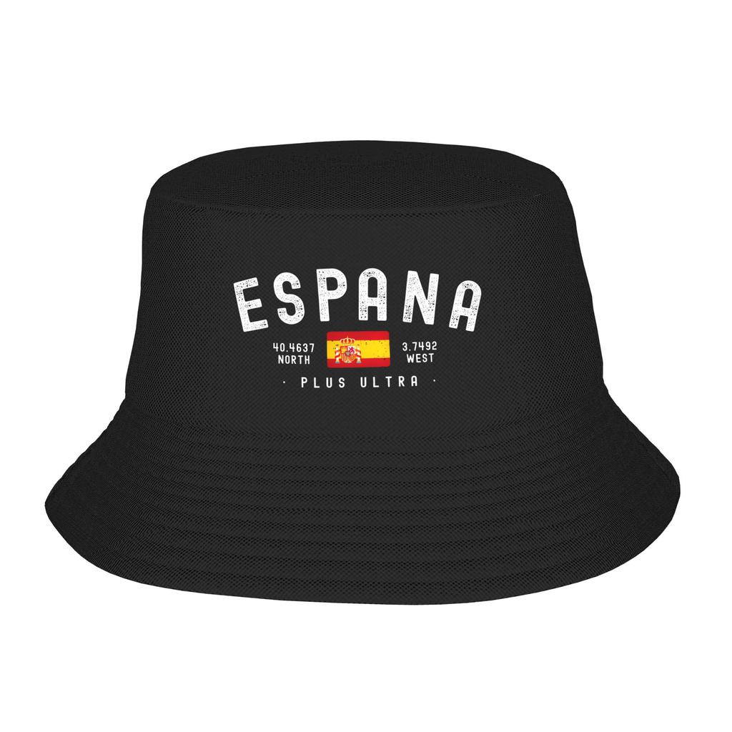 Spain Spanish Flag Bucket Hat Hawaii FisherUnisex Caps For Unisex Vintage Hunting Visor Hats Breathable Custom Cap