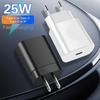 25W USB-C PD Fast Charger for EU/US - Quick Charge Adapter