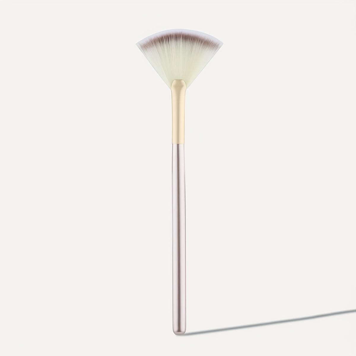 

1pc Fan Shaped Highlight Brush Contour Brush Blending Highlighter Makeup Brush Face Loose Powder Brush Cosmetic Beauty Tools