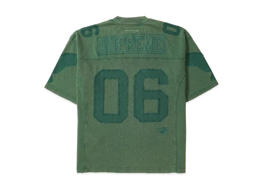 Supreme x MM6 Maison Margiela Cotton Football Jersey "Green"