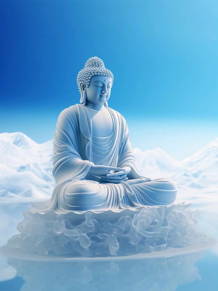 Farget Buddha-statue gjør-det-selv diamantmaleri broderi hel firkantet/rund diamant 5d korsbroderi mosaikk buddhistisk unnfangelse