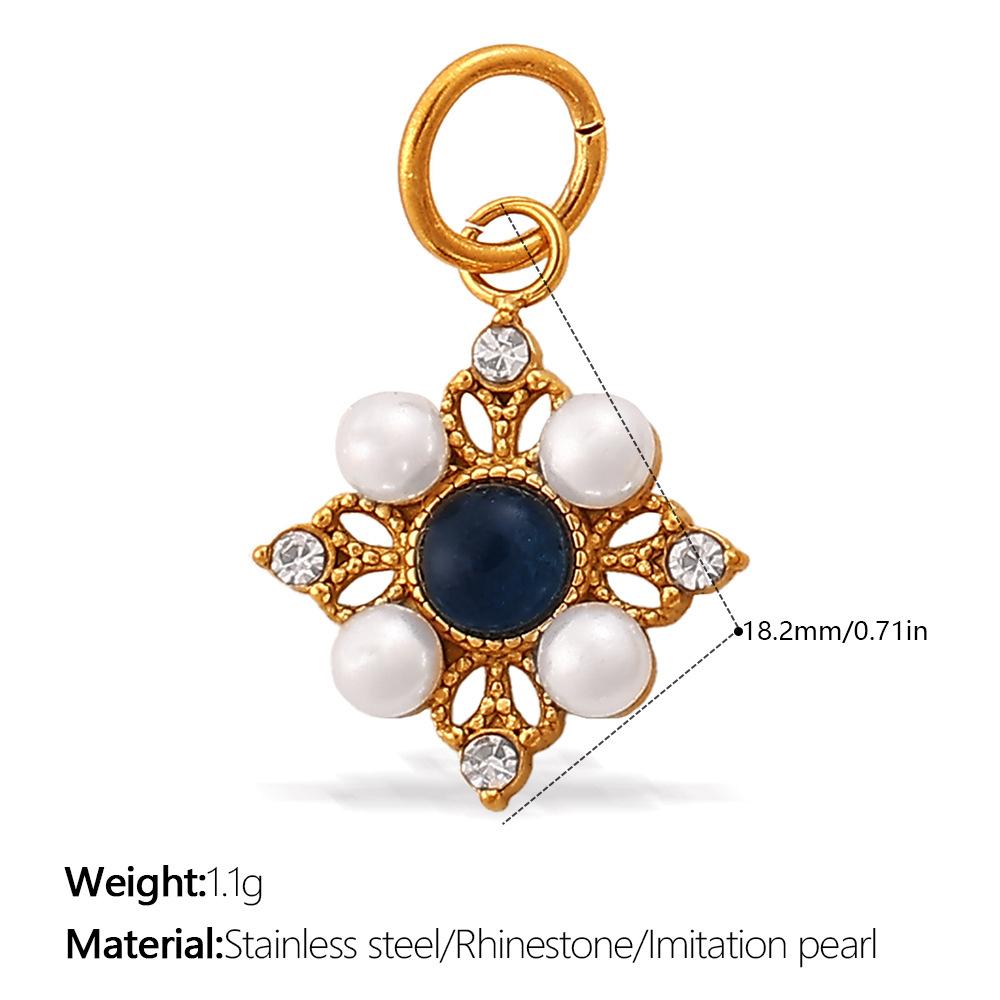 Yori 2Pcs Stylish and Versatile Multi-colored Flower Pendant Handmade DIY Jewelry Accessories Charm Wholesale 2026