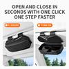 Newest Clip-On Car Sunglasses Case Anti-Scratch Glasses Durable Sunshade Box Holder Auto Sun Visor Glasses Storage Accessories