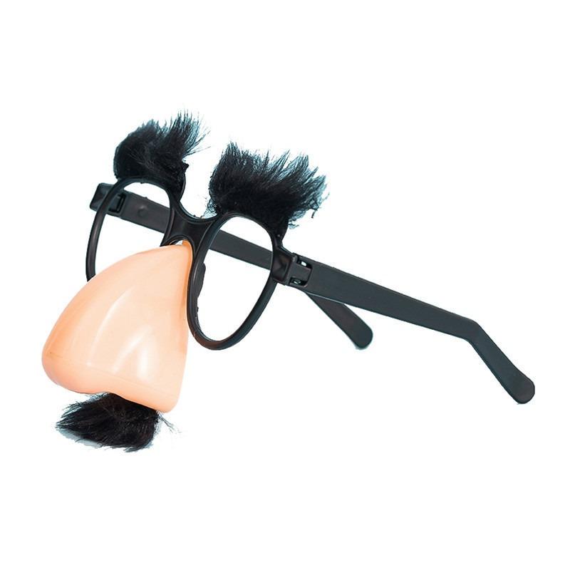 Halloween Creative Nose and Mustache Glasses Funny Adult/Child Big Nose Tricky Props Eyeglasses Frames Festival Party Decoration