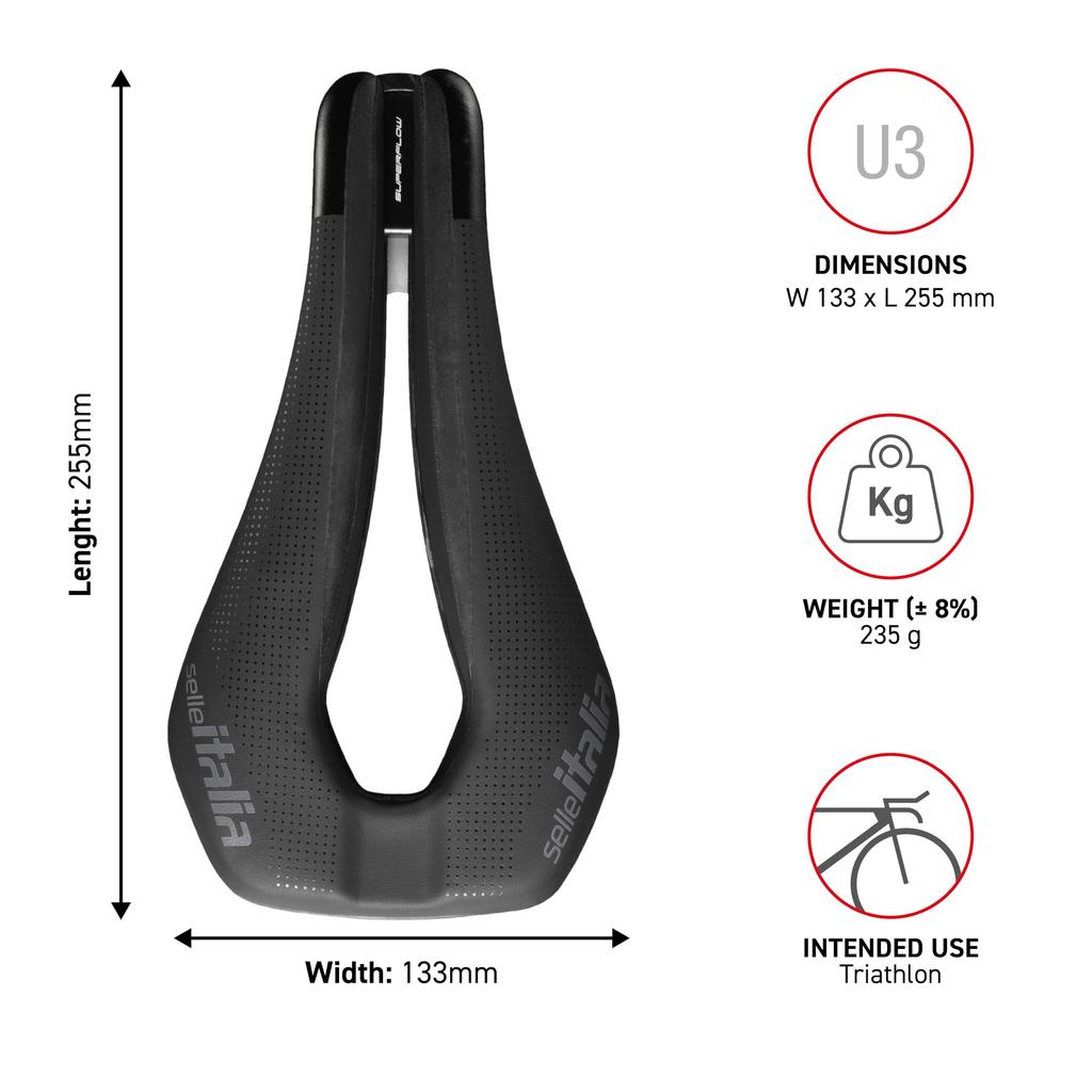 SELLE ITALIA WATT Gel Ti316 S.FLOW