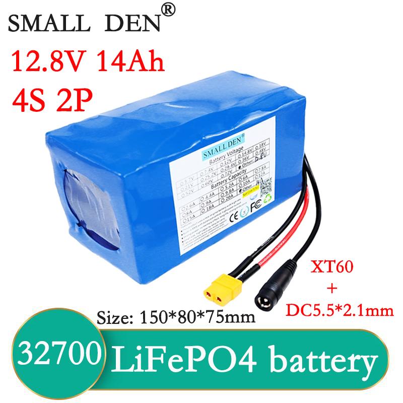12V LiFePO4 Battery 14AH 14AH 21AH 28AH 35AH High-capacity 4S-32700 with BMS for Outdoor Solar Power Supply Toy Cars