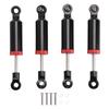 4Pcs 1 10 RC Shock Absorber 70mm Alloy High Simulated 1 10 Model Car Shock Damper Black