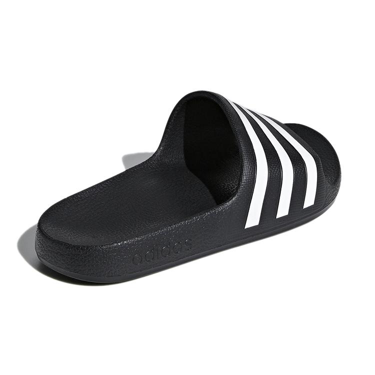 adidas Cushioning Quick Dry Slippers Black White Kids' F35556