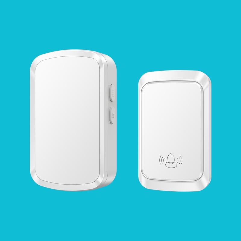 Wireless Self-Powered Long-Distance Doorbell with Waterproof Call Button for Elderly