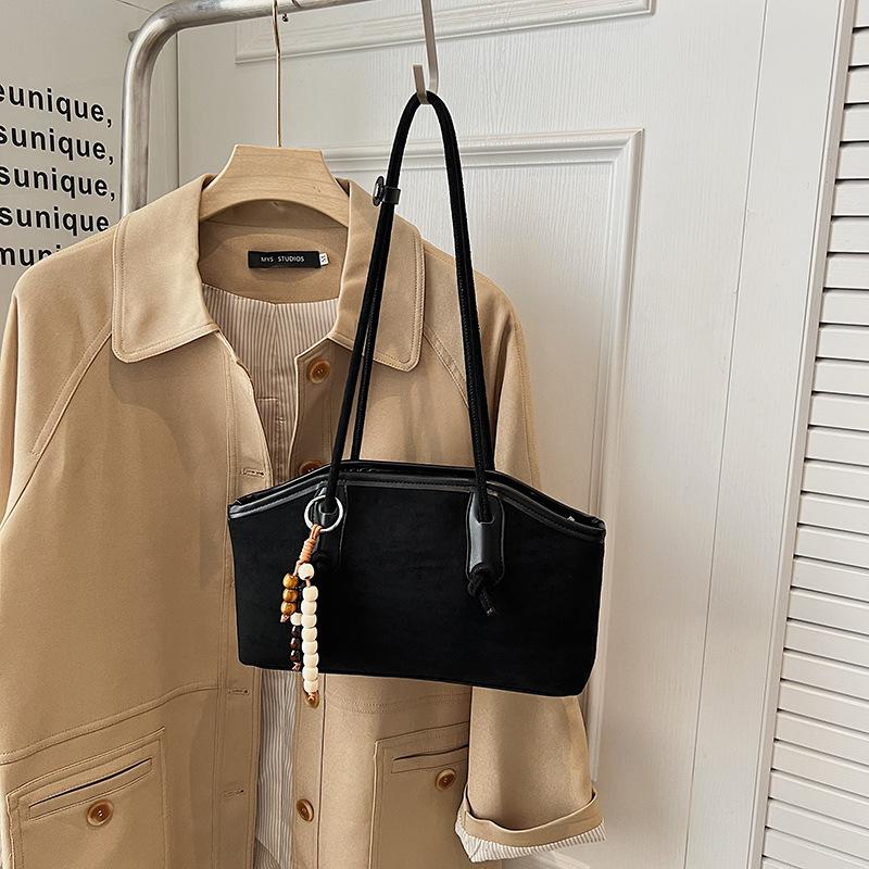 Large Capacity Retro Tote Bag Women's New Fashion Commuter Shoulder Underarm Bag Casual Handbag