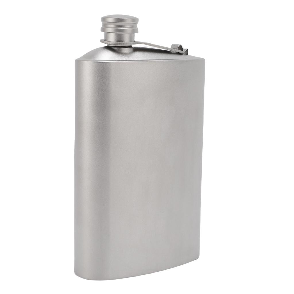 200ml Leakproof Ti Flask Portable Whisky Flask Hip Flask for Outdoor Camping Hiking