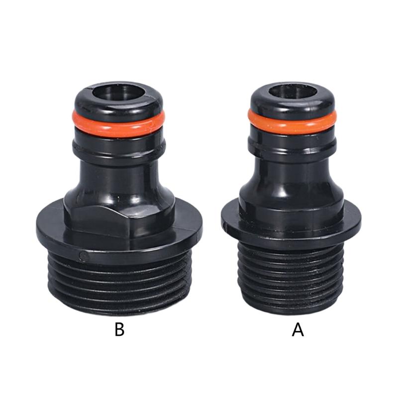 Pack of 2 Garden Hose Fitting Water Hose Connectors 3/4inch 1/2inch Quick Connecting Professional Irrigation Systems