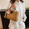2025 Women's Color Block Bucket Bag - Korean Style Versatile Handbag and Crossbody for Ladies