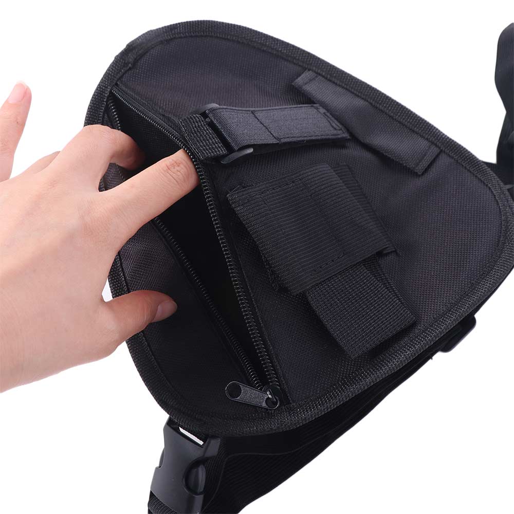 Verstellbare Funk-Brustgurttasche Crossbody-Tasche Interphone-Brusttasche BF-888S UV-5R