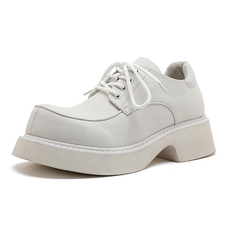 Tooling Derby Leather Shoes Men's New High-end Leather Shoes Casual Versatile Round Head Short Boots Shoes 57323-R