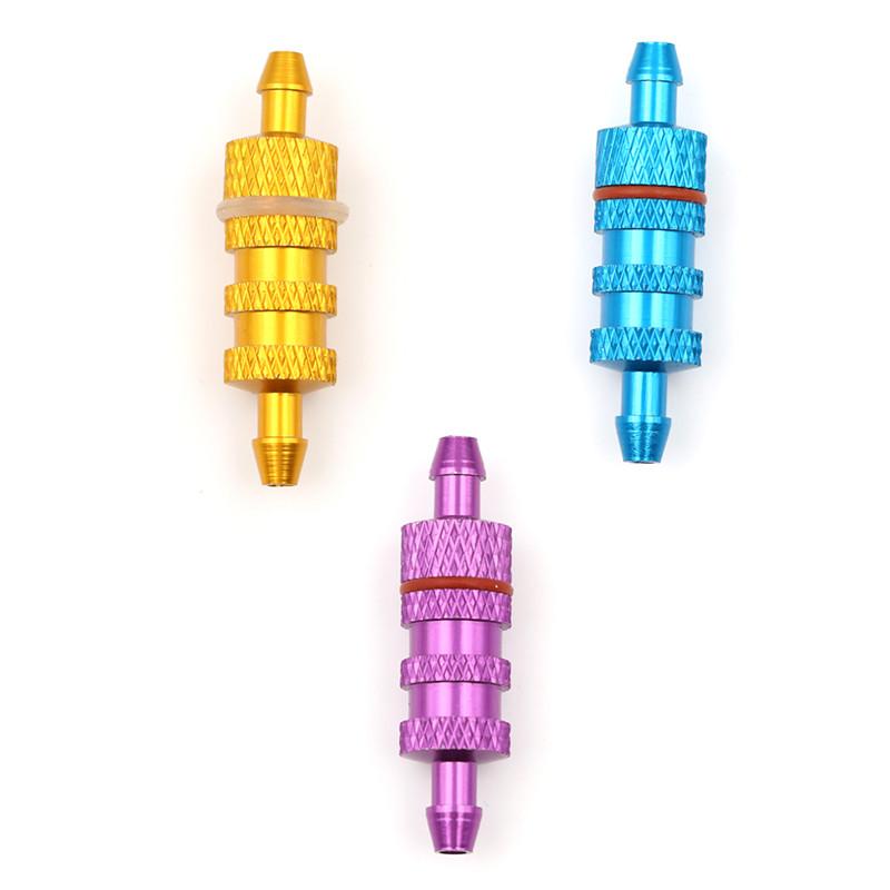 Hsp Spare Upgrade Parts Aluminum Fuel Filter Nitro For Rc 1:8 1:10 Model Car