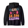 New EU Size Women's Drop Shoulder Ribbed Smiley Face Embroidery Hoodie Sweatshirt