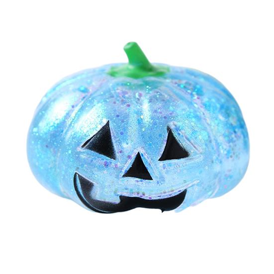 Halloween Pumpkin Head Squeeze Toy Anxiety Stress Relief Pumpkin Pinch Sensory Toy Teens Adults Soft TPR Calming Pumpkin Fidget Toy
