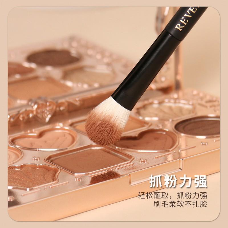 5-Piece Dual-Ended Portable Makeup Brush Set With Soft Bristles Eyeshadow Contour Blush Travel Use