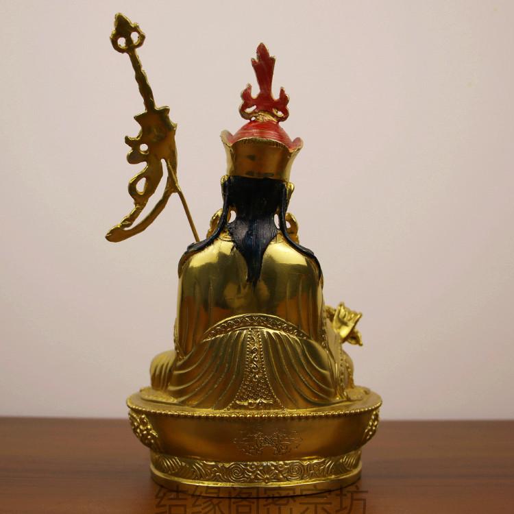 High Quality Copper Lotus Buddha Statue Decoration Supplies Buddha Hall Home Decoration