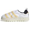 Adidas Originals Puffylette Cushioning, Wear Resistant Low top Casual Shoes Unisex Black White Yellow IF4326