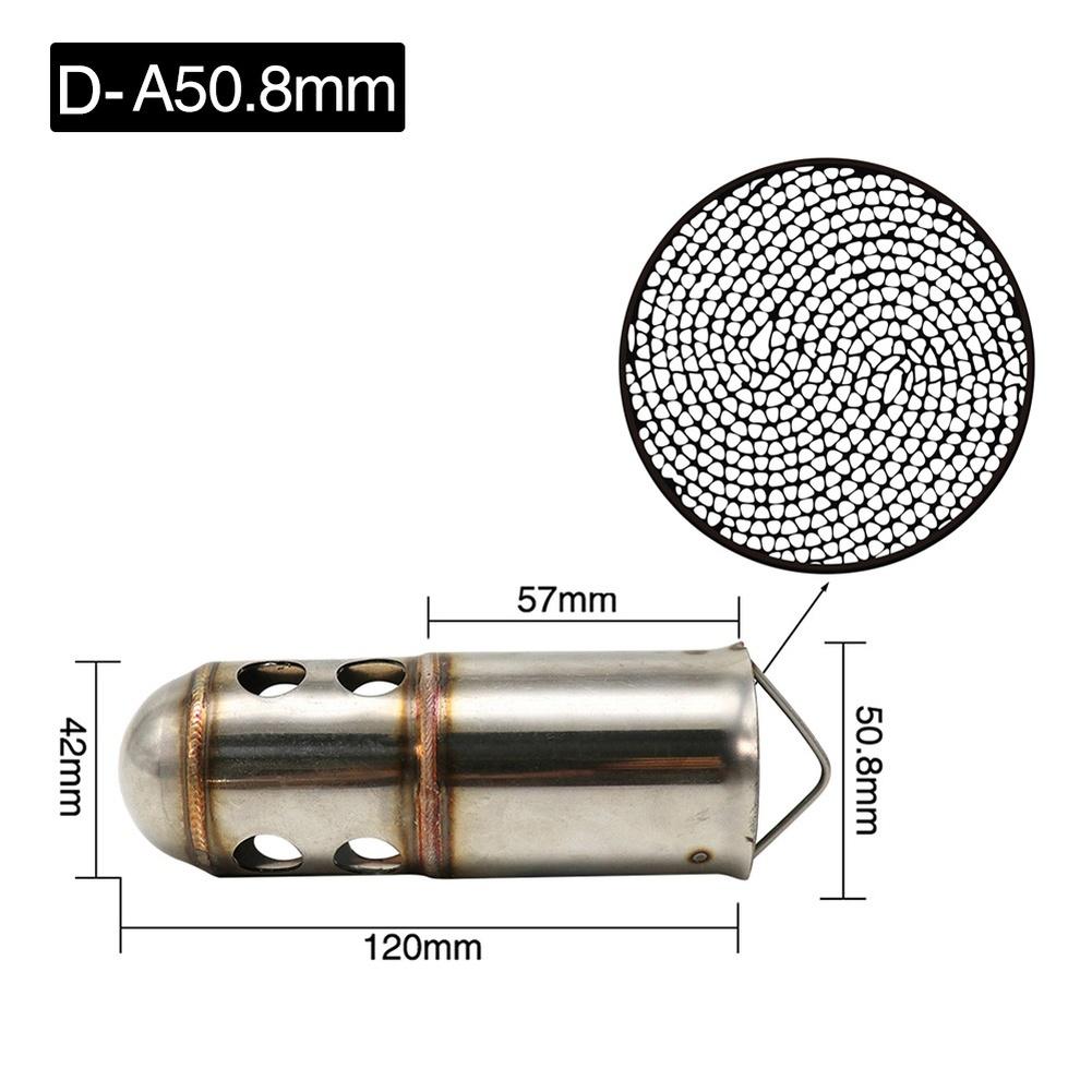 Motorcycle Exhaust Muffler Insert 51mm 60mm Stainless Steel Component for Boosting Back Pressure and Decreasing Exhaust Noise