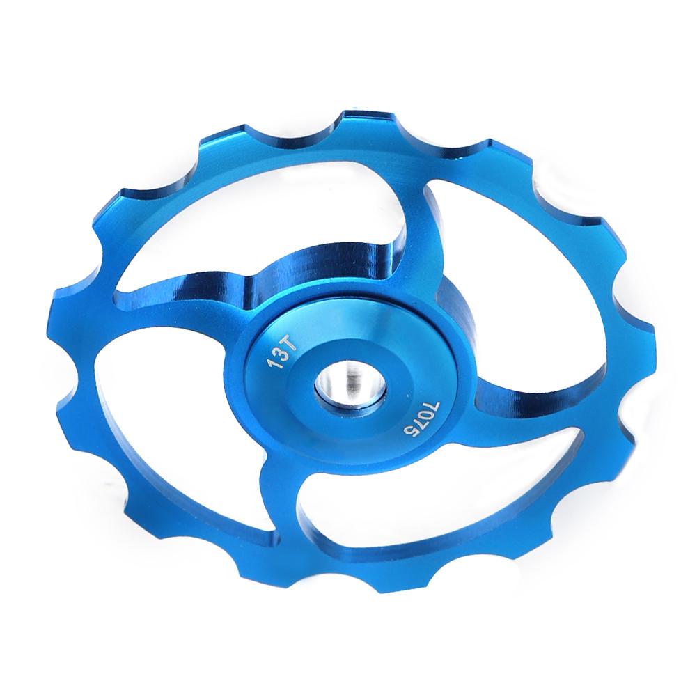 Mountain Bicycle 13T Ceramic Bearing Rear Derailleur Pulley for 8 9 10 11 Speed Blue