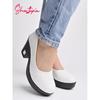 Shoetopia Solid White Pumps For Women & Girls-Eu41