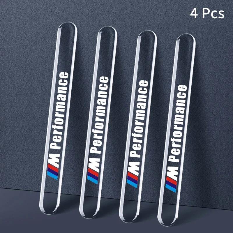

4PCS Clear Car Door Edge Protective Stickers Anti-Collision Strip For BMW M Sport M1 M3 M4 M5 M6 E90 F30 F10 E87 X3 X4 X5 X6 4XL